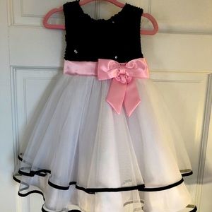 Rare Editions Black and White Formal Dress